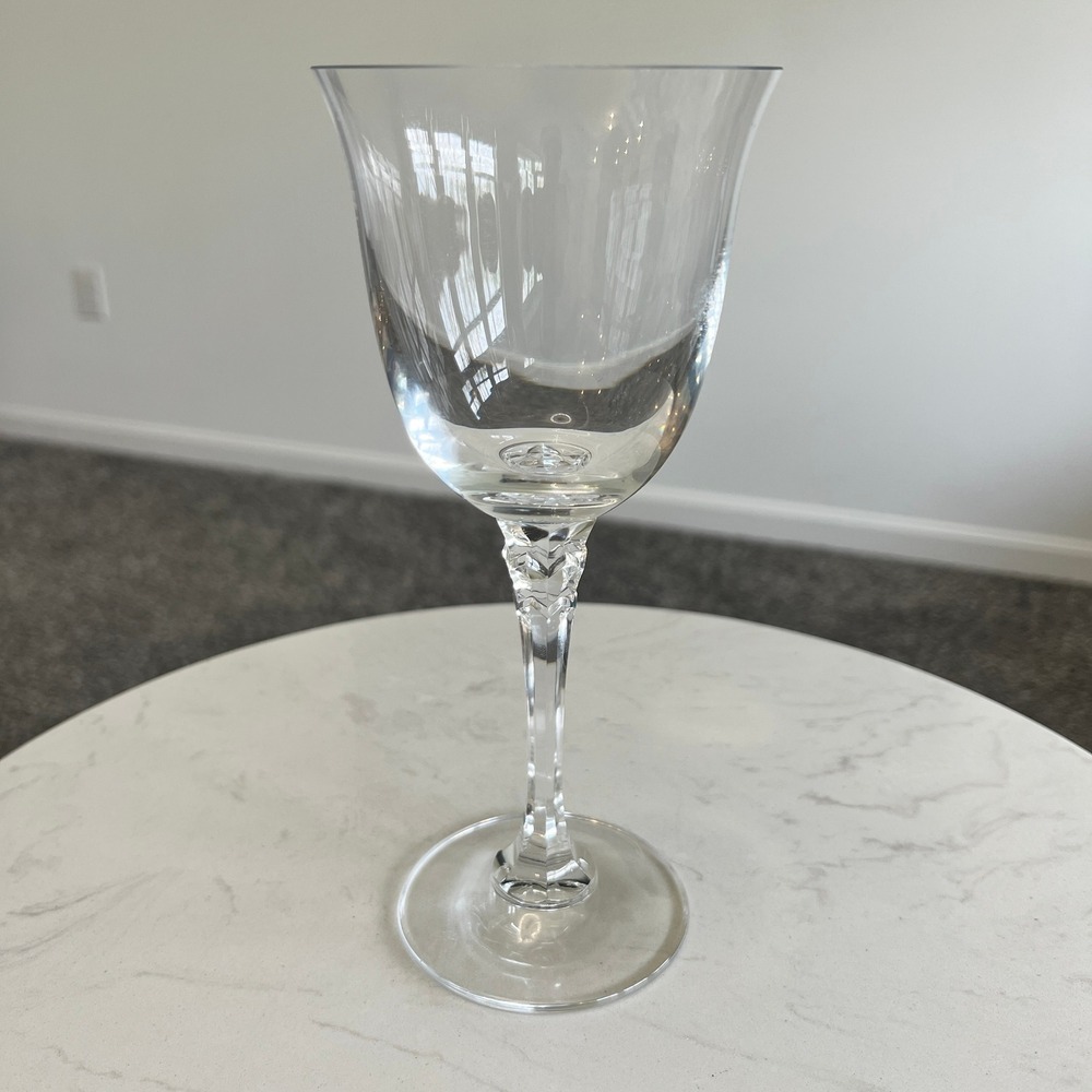 Vtg Towle Crystal Wine Glass Water Goblet Tudor Pattern Replacement Stemware